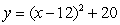Rewrite the quadratic equation in standard form by completing the square.   A)    B)    C)    D)   