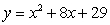 Find the vertex of the parabola associated with the quadratic function.   A)    B)    C)    D)   