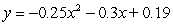 Find the general form of the equation of a parabola whose vertex is   And passes through the point    A)    B)    C)    D)   