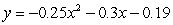 Find the general form of the equation of a parabola whose vertex is   And passes through the point    A)    B)    C)    D)   