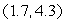 Find the standard form of the equation of a parabola whose vertex is      and passes through the point   