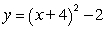 Graph the equation        