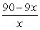 Given the functions f(x)  =    and g(x)  = 10 - x, find     . A)    B)  10 -   C)    D)   