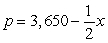 Typical supply and demand relationships state that as the number of units for sale increases, the market price decreases. Assume that the market price, p, and the number of units for sale, x, are related by the demand equation:    Assume that the cost, C(x), of producing x items is governed by the equation    and the revenue, R(x), generated by selling x units is governed by    a. Write the cost as a function of price p. b. Write the revenue as a function of price p. c. Write the profit as a function of price p.
