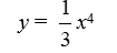 The graph of y = x<sup>4 </sup>is contracted by a factor of 3. Write the resulting function. A)  y = 3x<sup>4</sup> B)  y = x<sup>4 </sup>- 3 C)  y = x<sup>4 </sup>+ 3 D)   