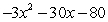 Transform the function f(x) =      to the form f(x) = c(x - h)<sup>2</sup> + k, where c, h, and k are constants, by completing the square.