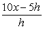 Given the function f(x)  = -1 - 5x, evaluate    . A)  5 B)  -5 C)    D) 1