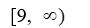 Given the function   , state the domain in interval notation. A)    B)    C)    D)   