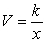 Write an equation that describes the variation. Use k as the constant of variation. V varies directly proportional to the square of x A)  V = k x <sup>2</sup> B)  V = k x C)    D)   