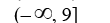 Solve and express solution set in interval notation. 5 - 5(x + 8)  < 10 A)    B)    C)    D)   