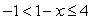 Solve and express solution set in interval notation.   