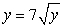 Find the solution set of the radical equation.   A)  {0} B)  {7} C)  {49} D)  {0,49}