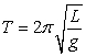 The period (T)  of a pendulum is related to the length (L)  of the pendulum and acceleration due to gravity (g)  by the formula    If the gravity is 32 ft/sec<sup>2</sup> and the period is 13 second, find the approximate length of the pendulum. Round to the nearest centimeter. (Note: 12 in. = 1 ft)  A)  1,644 B)  160,124 in. C)  48 in. D)  795 in.