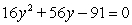 Solve using the quadratic formula.   A)    B)    C)    D)   
