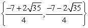 Solve using the quadratic formula.   A)    B)    C)    D)   