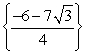 Solve using the quadratic formula.   A)    B)    C)    D)   