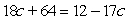 Find the solution set of the equation.   