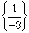 Clear the fractions by first multiplying by the least common denominator, and then find the solution set of the equation.   A)  {-8} B)    C)  {8} D)   