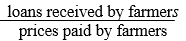<strong>The parity price ratio is defined by the equation</strong> A) B) C) D) E)