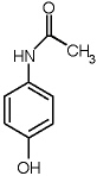 The structure of acetaminophen is given below. How many chiral centers does the molecule have?   A)  0 B)  1 C)  2 D)  3 E)  8