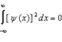 <strong>Proper wavefunctions (   ) in quantum mechanics must be normalized. Which statement below best summarizes this mathematically?</strong> A)   B)   C)   D)     E)   <div style=padding-top: 35px> 