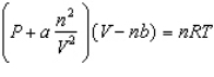 Based on the van der Waals equation of state    Which of the following molecules - hydrogen chloride, nitrogen dioxide, or sulfur dioxide - should behave most like an ideal gas.   A)  HCl B)  NO<sub>2</sub> C)  SO<sub>2</sub> D)  Must know n to answer this question