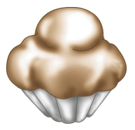 Identify the type of roll shown in each picture. -  A)  Croissant B)  Brioche C)  Cloverleaf roll D)  Butterflake roll E)  Danish pockets