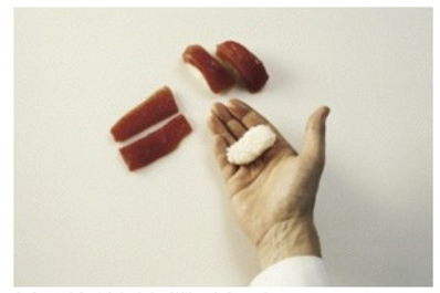 The Japanese term for the preparation of fish shown is called maki.   