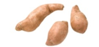 Identify the vegetable shown in the picture.   A)  Brussel sprouts B)  Kohlrabi C)  Sweet potato D)  Celery root