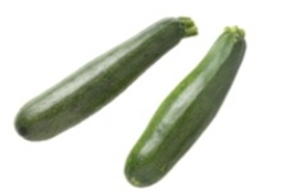 Identify the vegetable shown in the picture.   A)  Zucchini B)  Kale C)  Kohlrabi D)  Bok choy