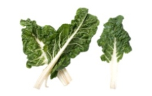 Identify the vegetable shown in the picture.   A)  White-stemmed Swiss chard B)  Lettuce C)  Bok choy D)  Rutabaga