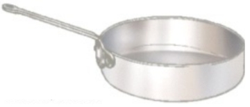 Identify the piece of equipment shown in each picture. -  A)  Saucepot B)  Saucepan C)  Straight-sided sauté pan D)  Slope-sided sauté pan