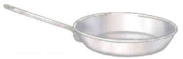 Identify the piece of equipment shown in each picture. -  A)  Saucepan B)  Straight-sided sauté pan C)  Slope-sided sauté pan D)  Saucepot