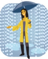 Write a complete sentence in Spanish to describe the weather in each picture. 1.   2.   3.   4.   5.  <div style=padding-top: 35px> 