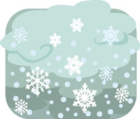 Write a complete sentence in Spanish to describe the weather illustrated in each picture. 1.   2.   3.   4.   5.  <div style=padding-top: 35px> 