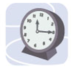 Write the time in Spanish in complete sentences. Write out (with words) the numbers.  1.   2.   3.   4.  
