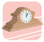 Write the time in Spanish in complete sentences. Write out (with words) the numbers.  1.   2.   3.   4.  