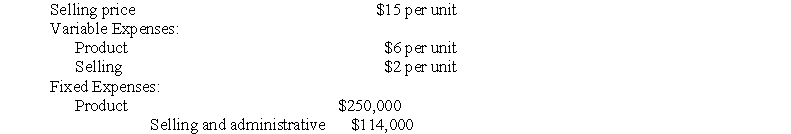 Mandeville Corporation manufactures stuffed animals and has the following revenue and cost structure. The company's tax rate is 40%.   Required: a.	What is Mandeville's contribution margin and contribution margin ratio? b.	Calculate Mandeville's pre-tax break-even point in units and in dollars. c.	If Mandeville wants to earn $206,500 in pre-tax profits, how many units will the company need to sell? d.	If Mandeville wants to earn $150,000 in after-tax profits, how many units will the company need to sell?<div style=padding-top: 35px> 