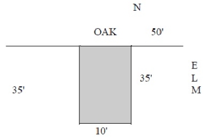  Provide a metes and bounds description of the following:   