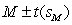 The estimation formula for the one-sample t is    .
