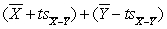 <strong>The rule for constructing a confidence interval of the difference between two means is</strong> A) B) C) D)