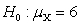 (a)? tested and rejected; conclusion: (b)?no; it indicates nothing about how far below? (c)?a very large sample will result in a small and rejection of even for a small discrepancy between and the hypothesized value of 6.