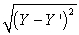 <strong>The regression line for predicting Y from X is drawn so that which of the following is minimized?</strong> A) B) C) D)