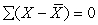 (a) For the sample of scores: 7, 3, 5, 3, 3, show that   .  (b) State what   means in words. To what property of the mean is it related?