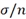 Which set of symbols represents the standard deviation of the sampling distribution? A)    B)    C)    D)   