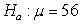 Identify the error in the following hypotheses:   versus   .