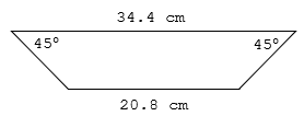 Calculate the area of this trapezoid: