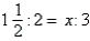 Solve for x. x = _____