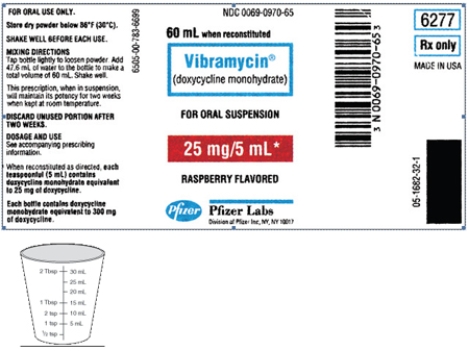 Directions: Calculate the following dosage.Use labels where provided.Round oral liquids to the nearest tenth as indicated. Order: Vibramycin 100 mg p.o. b.i.d.for 14 days Available:   
