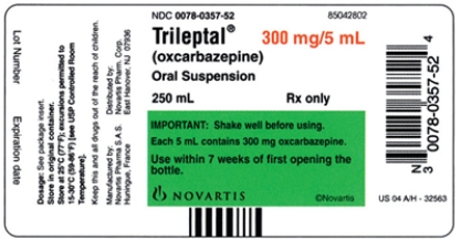 Directions: Calculate the following dosage.Use labels where provided.Round oral liquids to the nearest tenth as indicated. Order: Trileptal 0.3 g p.o. b.i.d. Available:   